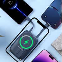 Batterie externe magnétique sans fil 10000 mAh, vente flash, électronique grand public, avec sortie magnétique 15W, charge rapide 22,5W