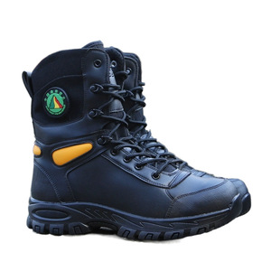 Bottes de lutte contre les incendies forestiers, hautes, en cuir, résistantes aux perforations, ignifuges, pour la randonnée en extérieur et les secours - Product Image 5