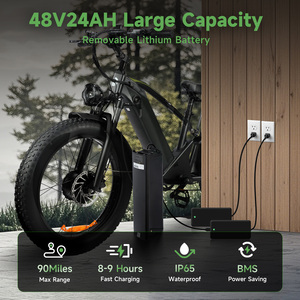 Bicicleta Eléctrica de 1000W+1000W 48V Certificada para Adultos, Envío Rápido en 2 Días desde Almacén en EE. UU. - Product Image 6