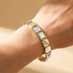 Vente <span class=keywords><strong>en</strong></span> gros personnalisée : Breloques italiennes <span class=keywords><strong>en</strong></span> acier inoxydable de 9 mm, motif fleurs du mois (<span class=keywords><strong>janvier</strong></span> à décembre), pour la création de bijoux et bracelets DIY - Product Image 3