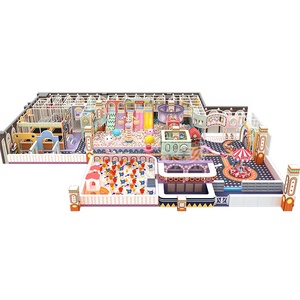 ศูนย์เล่นในร่มขนาด 500 ตร.ม. สูง 3.2 ม. พร้อมสไลเดอร์ในสนามเด็กเล่น - Product Image 2