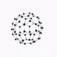 Modelo de Estructura Cristalina para Enseñanza, Kit de Modelo Molecular de Plástico, Modelo Molecular de Alotrópeo de Carbono