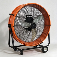 Ventilateur de sol haute puissance pour chantier de construction, le plus vendu par JN, ventilateur de sol puissant et performant
