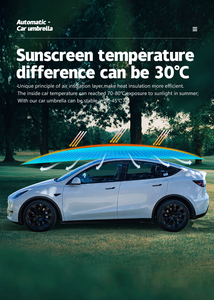 Pare-soleil automatique pour toit de voiture, protection UV, imperméable, pour stationnement extérieur - Product Image 4