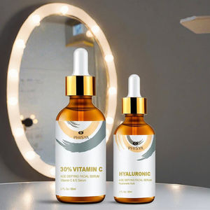 Siero viso Anti-invecchiamento organico PHISYA Set di acido ialuronico e vitamina <span class=keywords><strong>C</strong></span> ingrediente principale olio di Emu per combattere le rughe siero per il viso - Product Image 6