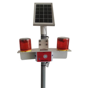 Feux d'avertissement solaires à LED CHDL CHY-D4866, montage sur poteau, alerte visuelle et sonore pour usage extérieur - Product Image 4