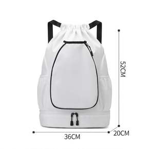 Sac de sport imperméable et tendance pour raquettes, avec séparation humide/sec, idéal pour la gym, le tennis et le pickleball - Product Image 4