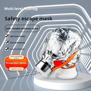 فلتر أمان للدخان ومكافحة الحرائق والإفلات من الحرائق ملحق تنفس ذاتي الإنقاذ - Product Image 2