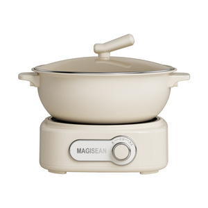 Magisean Electric Hot Pot 3L <b>Large</b> Capacity Multi Functional Cooking Pot For Individual Or Shared Meals - Product Image 3