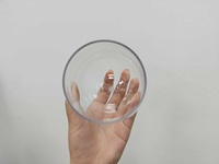 Lot de 50 verres à vin sans pied en PET, personnalisables avec logo, 16 oz, durables, légers, incassables, réutilisables pour mariages et fêtes, faible MOQ