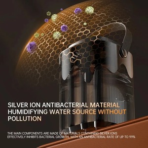 Nouvel humidificateur créatif, atomiseur domestique, grande capacité 3L, trois jets, USB, silencieux, pour bureau, chambre, dortoir, avec veilleuse - Product Image 2