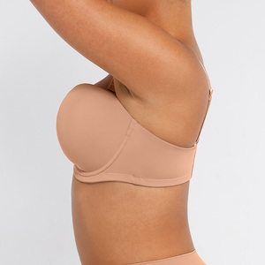 <span class=keywords><strong>Reggiseno</strong></span> Modellante <span class=keywords><strong>Senza</strong></span> <span class=keywords><strong>Spalline</strong></span> Hexin, Reversibile, <span class=keywords><strong>Senza</strong></span> <span class=keywords><strong>Ferretto</strong></span>, Push-up, Comodo, con Supporto per il Seno <span class=keywords><strong>e</strong></span> Chiusura Frontale - Product Image 5