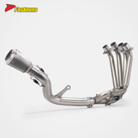 Sistema de escape para motocicleta Forsound Factory a precio mayorista, sistema de sección central delantera corta para Honda CBR650R
