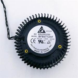 พัดลมระบายความร้อนที่มีคุณภาพสูงเดลต้า BFB0712HFDC12V 1.80A <span class=keywords><strong>GTX460</strong></span> 480 580 GTX680 670กราฟิกการ์ดพัดลมใหม่ - Product Image 2