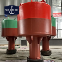 Bouée de navigation légère en acier certifiée YinHuan CCS, équipement d'aide à la navigation en gros pour le marquage maritime des quais, bateaux et navires