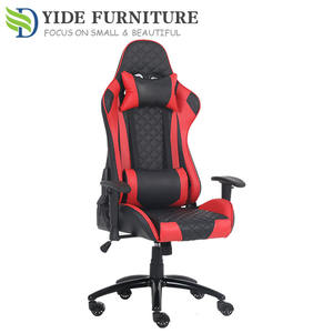 Chaise de bureau gamer inclinable à 180 degrés, personnalisée, rouge, <span class=keywords><strong>moins</strong></span> chère, pour ordinateur <span class=keywords><strong>PC</strong></span> et <span class=keywords><strong>jeux</strong></span> - Product Image 2