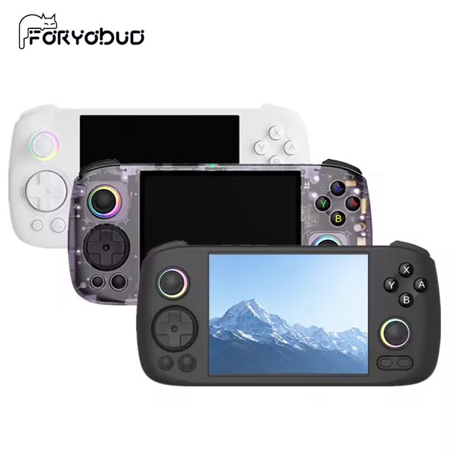 ANBERNIC RG406H Handheld Game Console 4 Inch IPS Touch Screen Android 13 System Dual Joystick Game Controllers Portable Player