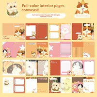 Carnet de notes A5 à quatre couleurs, style mignon, esthétique soignée, reliure agrafée, papier de qualité, cadeau de papeterie