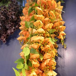 Flor artificial colgante de 3 ramas, flores de alta calidad para Arreglo de floristería, decoración de boda y boda en el bosque, pagoda - Product Image 4