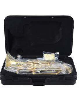 แตรเทเนอร์แนวตั้ง คีย์ Bb พร้อมเคลือบเงาสีทอง โอริฮัลคัม และโครงสร้างโลหะ - Product Image 4