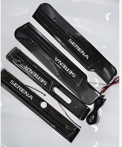 Plaque d'extérieur <span class=keywords><strong>de</strong></span> <span class=keywords><strong>voiture</strong></span> en acier inoxydable, décoration <span class=keywords><strong>pour</strong></span> <span class=keywords><strong>porte</strong></span> <span class=keywords><strong>de</strong></span> mort, LED, <span class=keywords><strong>pour</strong></span> serena c27 2018 - Product Image 3