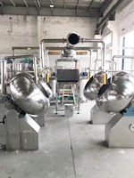 Machine à panoramique automatique 1250mm pour revêtement de chocolat Machine à dragées à chocolat Production rotative de revêtement de chocolat