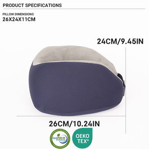 Cuscino da Viaggio OEM per Aereo, Cuscino Cervicale in Memory Foam Morbido, Cuscino Ortopedico per il Sollievo Cervicale - Product Image 2