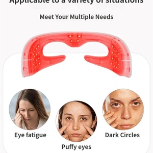 Masseur oculaire sans fil à lumière rouge rechargeable par USB pour usage domestique, appareil vibrant pour le soin des yeux, soulage la fatigue oculaire - Product Image 4