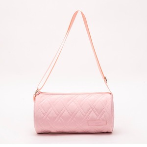 กระเป๋าสะพายไหล่ผ้าควิลท์สีชมพูแฟชั่นสำหรับผู้หญิง - Product Image 4