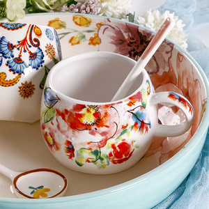 Sản phẩm mới <span class=keywords><strong>2025</strong></span> mộc mạc nông thôn gốm cốc cà phê | 500ml thiết kế cong, không thường xuyên rim | sinh thái đồ đá & không độc hại men - Product Image 4