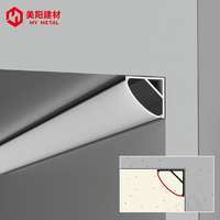Profil LED personnalisé en usine extrusions coin intérieur en aluminium mur carrelage bord Protection garniture profil de lumière LED