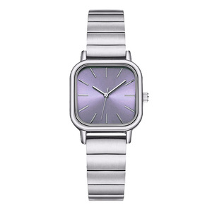 Orologio quadrato al quarzo in stile Business moda orologio in acciaio inossidabile per <span class=keywords><strong>uomo</strong></span> e donna - Product Image 2