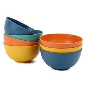 Eco Friendly Biodegradable <b>Cereal</b> Unbreakable Wheat <b>Straw</b> Dinnerware <b>Bowl</b> Set Noodle Salad Rice Soup <b>Bowls</b> - Product Image 3