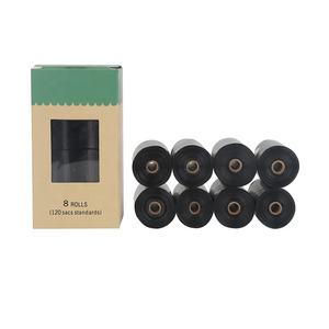 YHpet Yüksek Kaliteli Yeşil Plastik Çevre Dostu Biyobozunur HDPE 8 Rulo Kit Köpek Evcil Hayvan Dışkı Poşetleri - Product Image 2