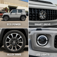 Nouveau mini SUV électrique à énergie nouvelle, apparence robuste, batterie longue portée pour le transport personnel des adultes