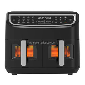 Aifa friggitrice a doppia aria con <span class=keywords><strong>2</strong></span> cestelli doppia friggitrice ad aria 9L 2400W a due Zone grande digitale friggitrice ad aria forno - Product Image 5