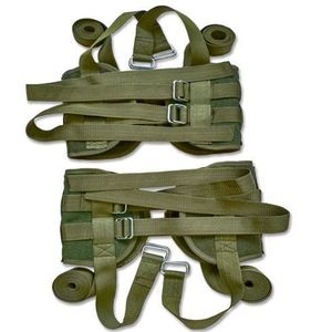 Cinturón de tracción lumbar ajustable verde de cuatro piezas para estiramiento y fijación de discos espinales, uso médico - Product Image 1