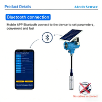 Indicateur de niveau d'eau sans fil à haute précision avec écran LCD MQTT RS485, capteurs de niveau de liquide, manomètre
