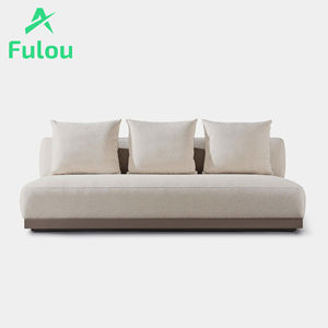 أريكة على شكل حرف L ، ووسادة أداء مقطعية للحدائق ، فناء حديث من الألومنيوم مقاوم للماء - Product Image 6