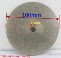 Disque diamanté 45-1000 Grit Lapidaire Disque de meulage diamanté Roue Rotatif Outils abrasifs rotatifs 100mmx5x10mm