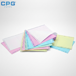 Papier autocopiant 3 plis, format continu, 55 g/m², pour impression informatique, papier NCR pour bordereau de livraison d'entrepôt - Product Image 1