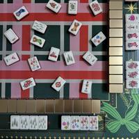 Ensemble de Mahjong de Noël de Luxe, 160 Tuiles, Design Vintage Casse-Noisette, Cadeau de Fêtes Personnalisé en Acrylique à Quatre Couches