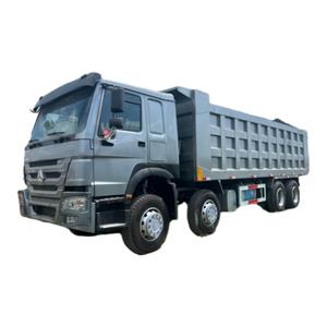HOWO8x4 Dump Truck New Used Diesel Fuel Heavy Truck for Africa Central Asia Weichai Engine Fast <b>Gear</b> <b>Box</b> Left Steering Rear - Product Image 1