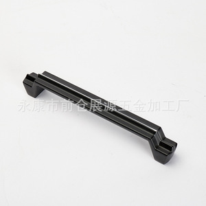 Furniture Handle Bar Zinc Alloy <b>Black</b> Cabinet Drawer Handle Minimalist Design Durable Hardware Accessory - Product Image 5