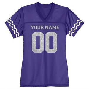 เสื้อเจอร์ซีย์ฟุตบอลตาข่ายโพลีเอสเตอร์ทรงวินเทจ พิมพ์ลายเพชร ระบายอากาศได้ดี แขนสั้น ไซส์ใหญ่สำหรับผู้ชาย - Product Image 4
