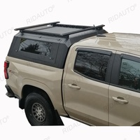 Coque de camping-car en aluminium, pièces tout-terrain personnalisées, compatible avec Chevrolet Colorado, auvent en acier pour plateau de camion avec feu stop