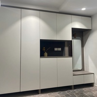 Table console en bois sur mesure, moderne et mince, pour entrée, couloir, avec rangement, pour hôtel, maison, hall commercial