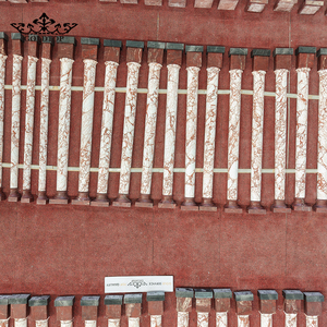 Mármol Rojo Italiano Pulido de Lujo GOLDTOP, Piedra Carmesí Bvlgari para Interiores de Boutique Exclusivos y Diseños de Columnas Impresionantes - Product Image 1