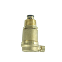 Vanne de purge automatique en laiton DKV, filetage mâle BSP 1/2 pouce PN16 pour système de canalisation de chaudière à eau