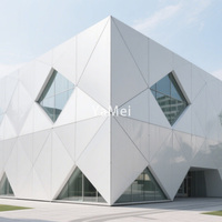 Custom Modern Aluminum Alloy Plate Curtain Wall Anti Corrosion Scratch Resistant Facade for Hotels Offices Malls